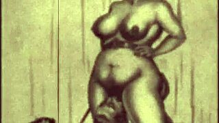 Vintage erotic drawings! What's in this alphabet?