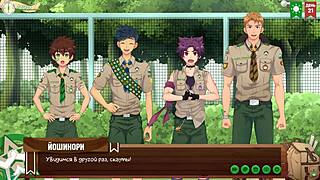 i got permission from the scoutmaster in game friends camp episode 34 russian voiceover