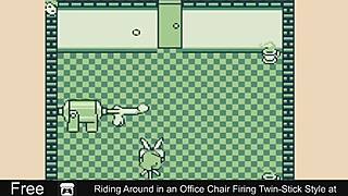 Office Chair Riding Game with Twins