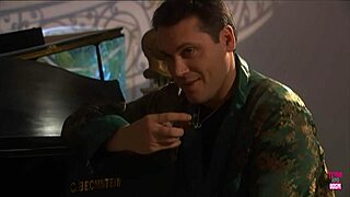 Brunette Maid in Heels Joins Wild Threesome with Boss and Hung Friend!