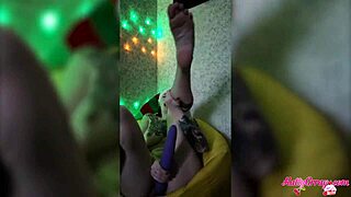 Tattooed Redhead Babe Masturbates To Orgasm With Vibrator After Party