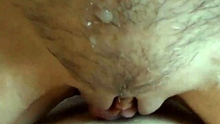 Moaning teen with puffy pussy squirting!