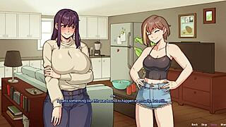 Big Boobs Futa and Sexy Bestie Share Emotional Hentai Moments