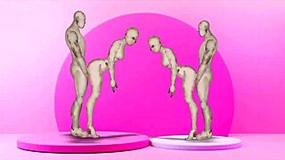 twins fucking girls in this hentai anime scene