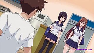 Big dick makes teen girl to have big orgasm