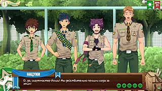 i got permission from the scoutmaster in game friends camp episode 34 russian voiceover
