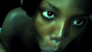 Cum on, suck it, let's go... ebony teen 18+ deepthroat non-stop!