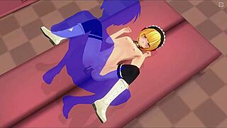 hentai cartoon girl sucks cock in 3d animation