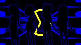 Pacman ghost girls dance 3 phases 1080p