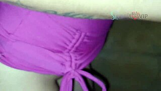 Cristina Almeida Gets Ass Fucked Doggystyle by Motoboy in Public Cuckold Scene