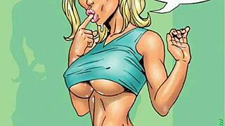 Two Hot Blondes Dominate Massive Black Cock Bet