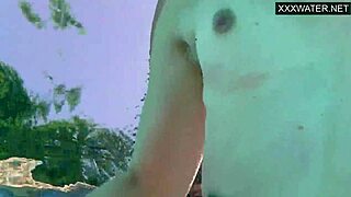 minnie manga and eduard cum in swimming pool.