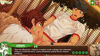 Game friends camp ep 9 with juicy natsumi blowjob. Russian voice acting adds extra flair.