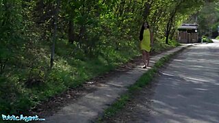 Public Agent Italian Babe Moona Snake In A Tight Yellow Dress
