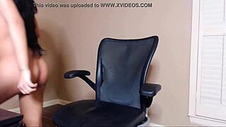 transexual browsing and jerking on webcam, teasing with crossdressing