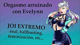 I followed evelynn's extreme joi instructions in spanish