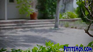 Petite asian teen gets bold 3way fucking with blowjob and handjob