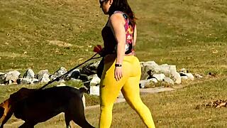 Aunt Sammis yoga pants - a taboo desire for an asshole