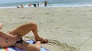 A big dick amateur cums hard in public
