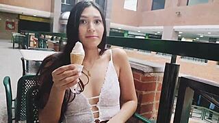 exciting mall encounter leads to passionate home fuck with cute latin babe