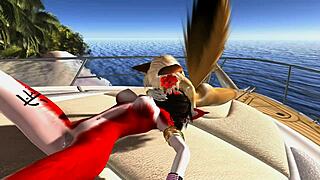 Hey, ever seen furry yiff action on a pleasure boat with wild toys?