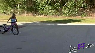 Young 18+ Lesbians Share Big Tits and Toys in Double Sex with Buttplug