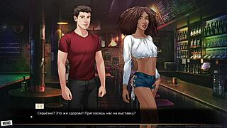 Whoa, check this wild hentai wife in Our Red String Part 17! Can she handle that monster cock?