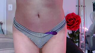 Teasing Cock With Tight Naked Body And Trimmed Bush