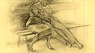 vintage erotic cartoon illustration