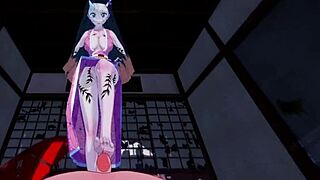 Nezuko Kamado And Daki Engage In Intense Sex Scenes From Demon Slayer Hentai