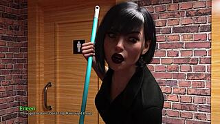 Mark Licks Ex-Girlfriend's Pussy in Men's Washroom