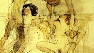 Vintage Erotic Art in Classic Style