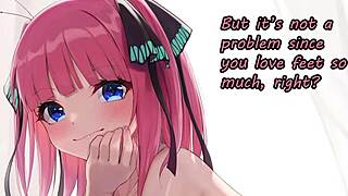 anime feet joi for beta losers under femdom control