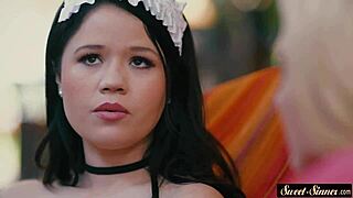 Petite fantasy babe explores taboo roleplay in full movie