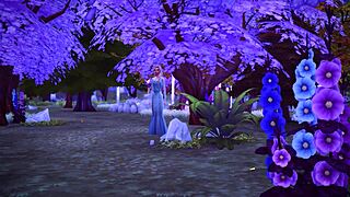 Elsa and kristoff have public sex in wild