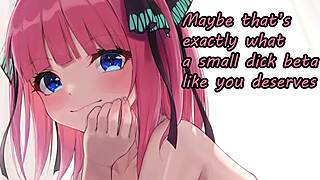 anime feet joi for beta losers under femdom control