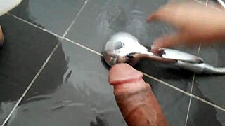 gay vietnamese guy jerks off in bathroom