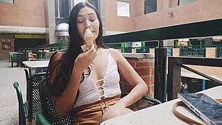 exciting mall encounter leads to passionate home fuck with cute latin babe