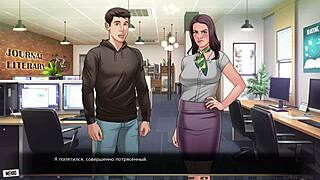 Whoa, check this wild hentai wife in Our Red String Part 17! Can she handle that monster cock?