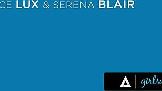 girlsway serena blair cadence lux passionate sex big tits lingerie.