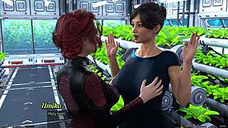 Stranded in space, he meets step sisters.