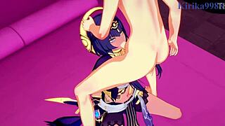 Kuki Shinobu, Candace, Xingqiu Intense Creampie Sex