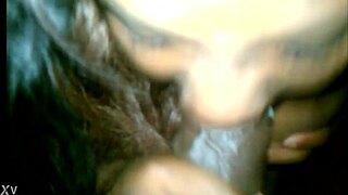 ebony sucking my cock while teasing with her pussy and tits