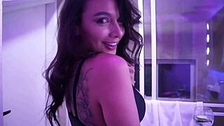 pura candela reality show, teen couple fucks with big natural tits and cum