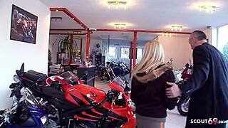 Blonde Twin Teens in Rough Anal Foursome Action