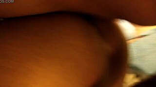 Wet BBW couple enjoys long dicking in doggystyle