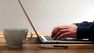 Passionate whore in stockings passionately pleases the client's member in the office setting