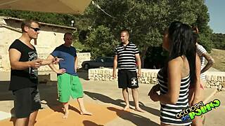 Latina Anal Casting Turns Into Street Blowjob Frenzy!