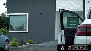 Tiffany Tatum eagerly sucks and fucks her boyfriend's hard cock in doggystyle