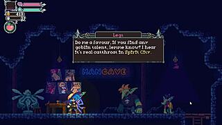 Flip witch pixel hentai game episode 6 femdom scene in forest